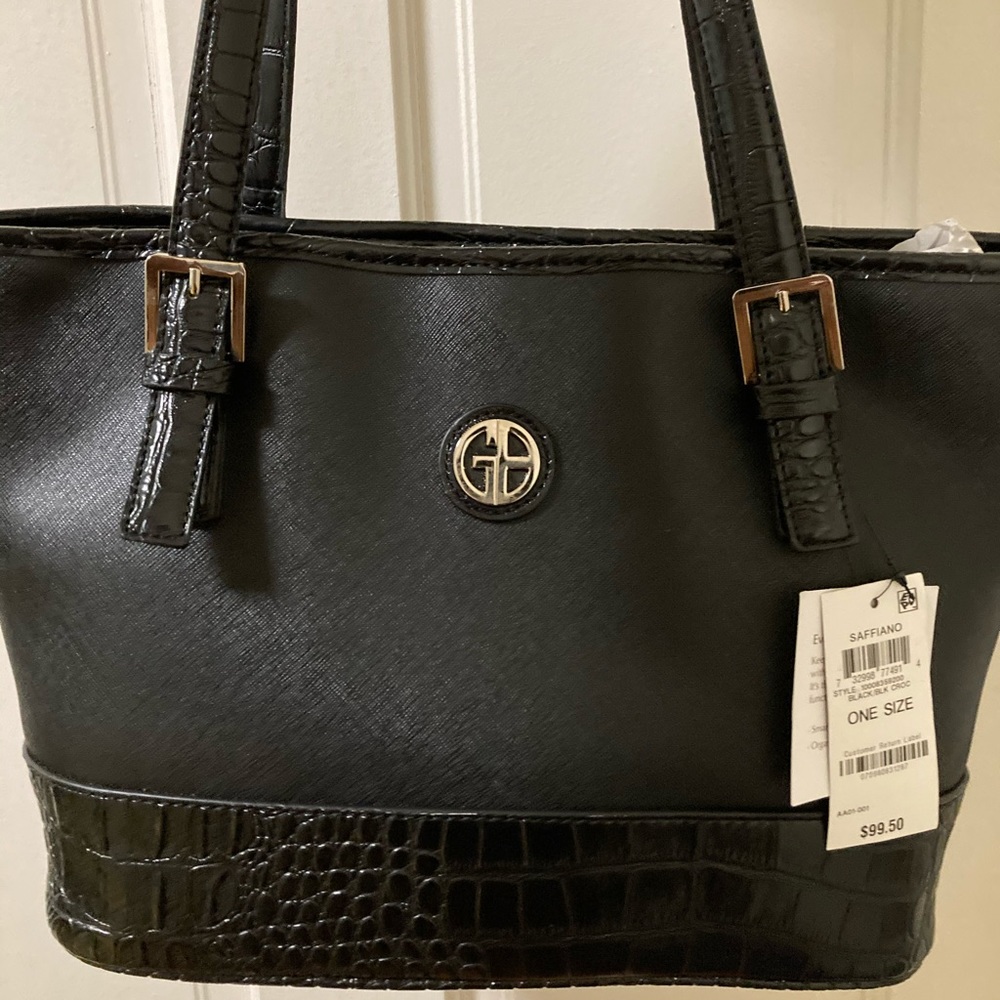 GIANI BERNINI CROC TOTE